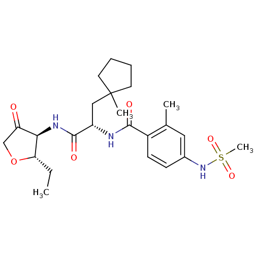 Chemical structure of BindingDB Monomer ID 50255298