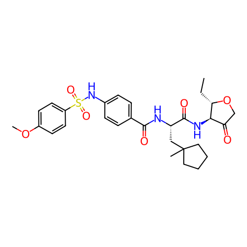 Chemical structure of BindingDB Monomer ID 50255500