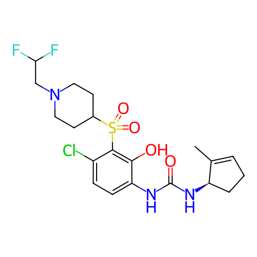 Chemical structure of BindingDB Monomer ID 50255565