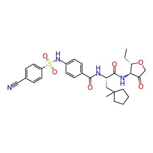 Chemical structure of BindingDB Monomer ID 50255570