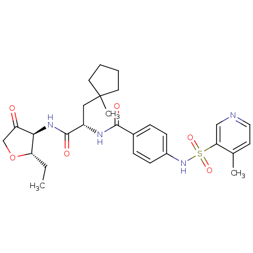 Chemical structure of BindingDB Monomer ID 50255681