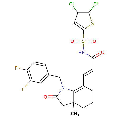 Chemical structure of BindingDB Monomer ID 50255839