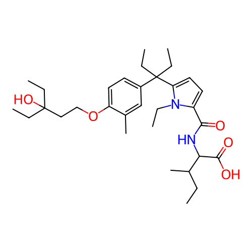 Chemical structure of BindingDB Monomer ID 50256297