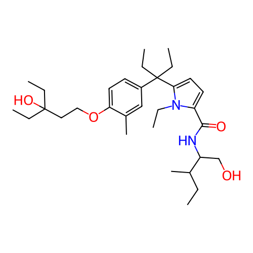 Chemical structure of BindingDB Monomer ID 50256309