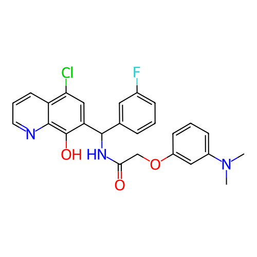 Chemical structure of BindingDB Monomer ID 50256500