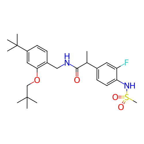 Chemical structure of BindingDB Monomer ID 50256544