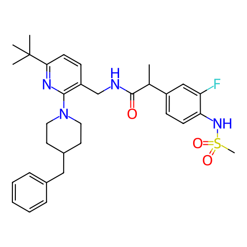 Chemical structure of BindingDB Monomer ID 50256546