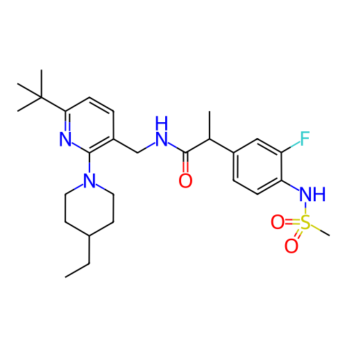 Chemical structure of BindingDB Monomer ID 50256547