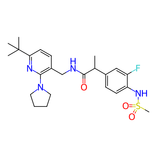 Chemical structure of BindingDB Monomer ID 50256550