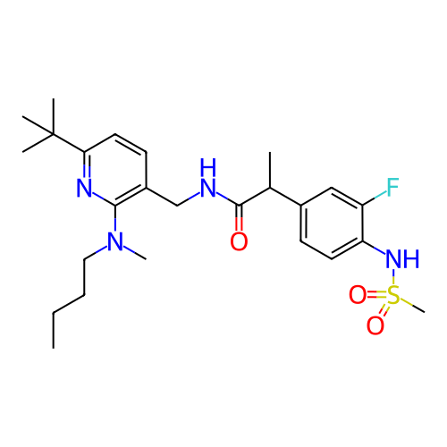 Chemical structure of BindingDB Monomer ID 50256551