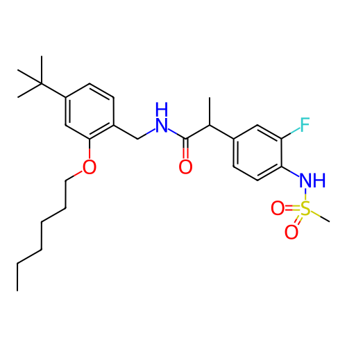 Chemical structure of BindingDB Monomer ID 50256552