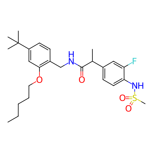 Chemical structure of BindingDB Monomer ID 50256553