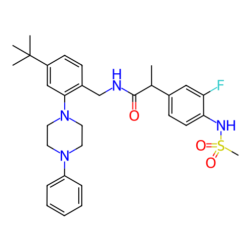 Chemical structure of BindingDB Monomer ID 50256555