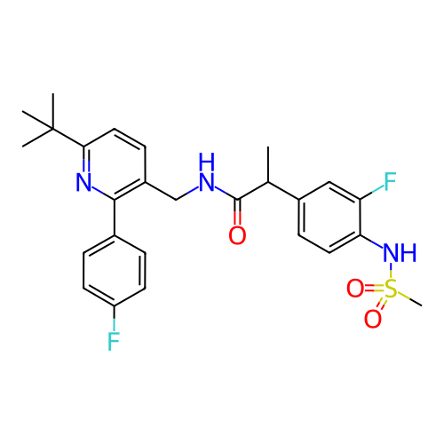 Chemical structure of BindingDB Monomer ID 50256581