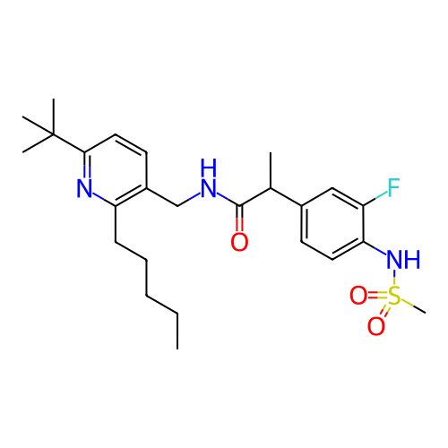 Chemical structure of BindingDB Monomer ID 50256582