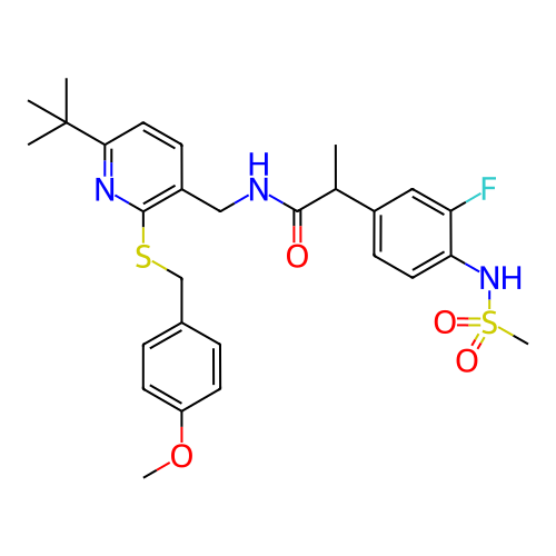 Chemical structure of BindingDB Monomer ID 50256583