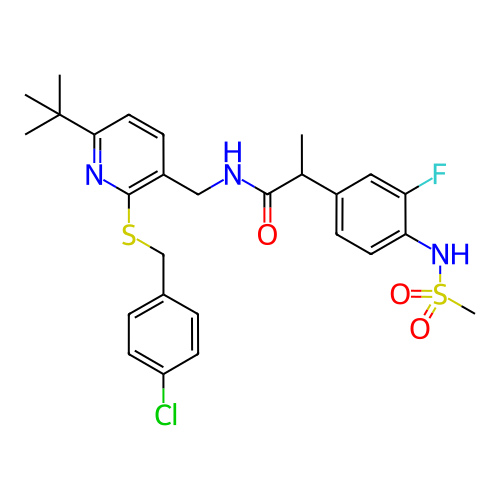 Chemical structure of BindingDB Monomer ID 50256584
