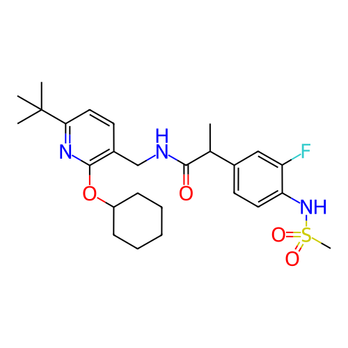 Chemical structure of BindingDB Monomer ID 50256608