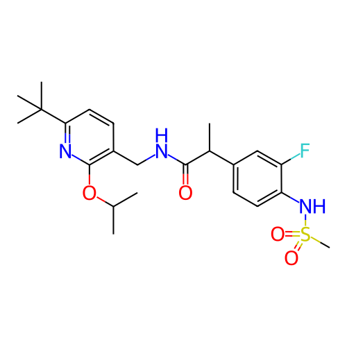 Chemical structure of BindingDB Monomer ID 50256625