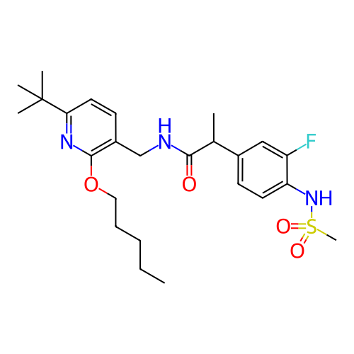 Chemical structure of BindingDB Monomer ID 50256626