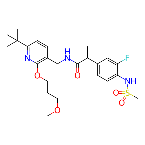 Chemical structure of BindingDB Monomer ID 50256646