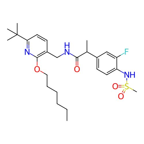 Chemical structure of BindingDB Monomer ID 50256648