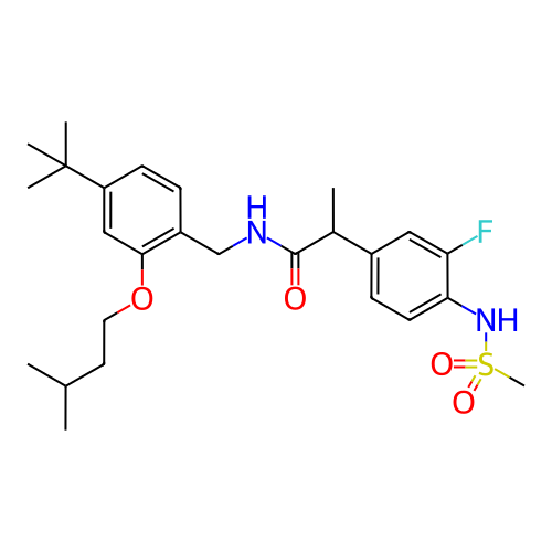 Chemical structure of BindingDB Monomer ID 50256657
