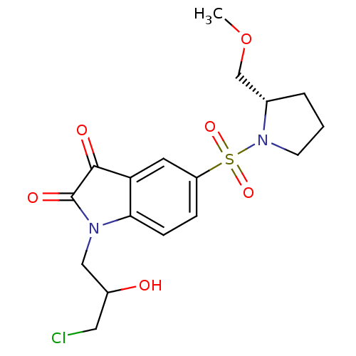 Chemical structure of BindingDB Monomer ID 50256799