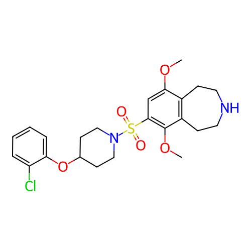 Chemical structure of BindingDB Monomer ID 50257623