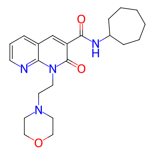 Chemical structure of BindingDB Monomer ID 50258605