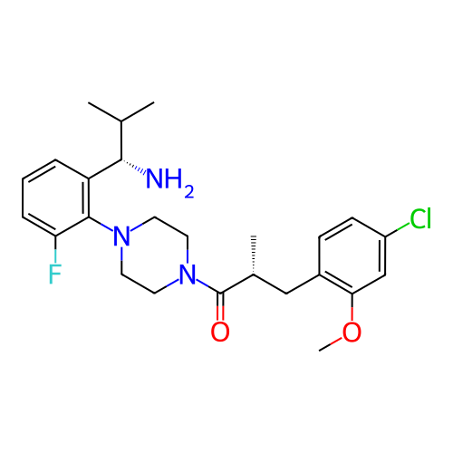 Chemical structure of BindingDB Monomer ID 50261223