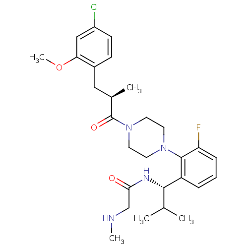 Chemical structure of BindingDB Monomer ID 50261227