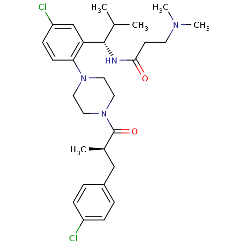 Chemical structure of BindingDB Monomer ID 50261230