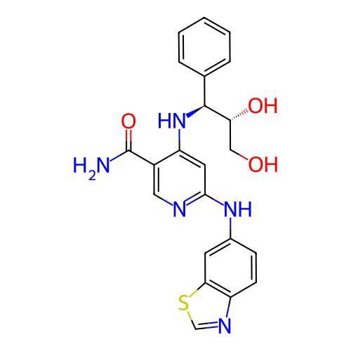 Chemical structure of BindingDB Monomer ID 50262317