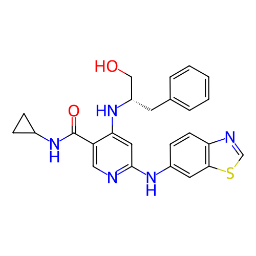 Chemical structure of BindingDB Monomer ID 50262374