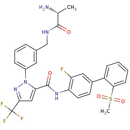 Chemical structure of BindingDB Monomer ID 50262872