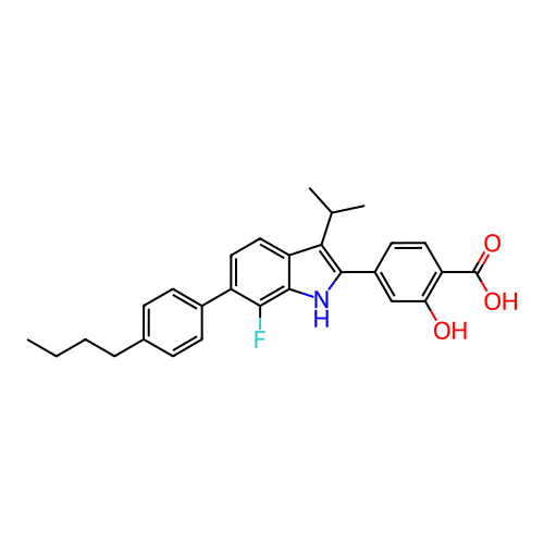 Chemical structure of BindingDB Monomer ID 50265066