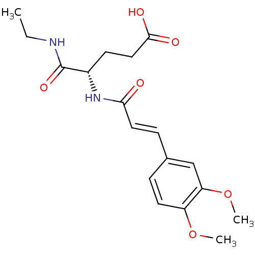 Chemical structure of BindingDB Monomer ID 50267526