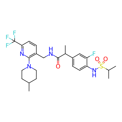 Chemical structure of BindingDB Monomer ID 50275820