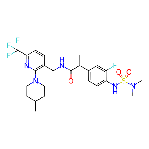 Chemical structure of BindingDB Monomer ID 50275822