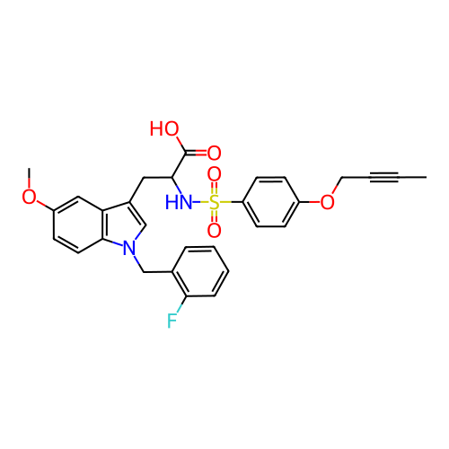 Chemical structure of BindingDB Monomer ID 50279070