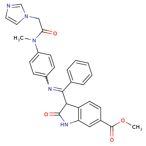 Chemical structure of BindingDB Monomer ID 50279236