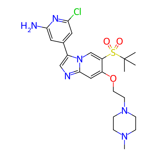 Chemical structure of BindingDB Monomer ID 50279296