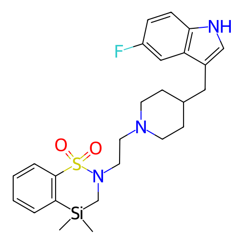 Chemical structure of BindingDB Monomer ID 50280821