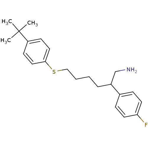Chemical structure of BindingDB Monomer ID 50281621