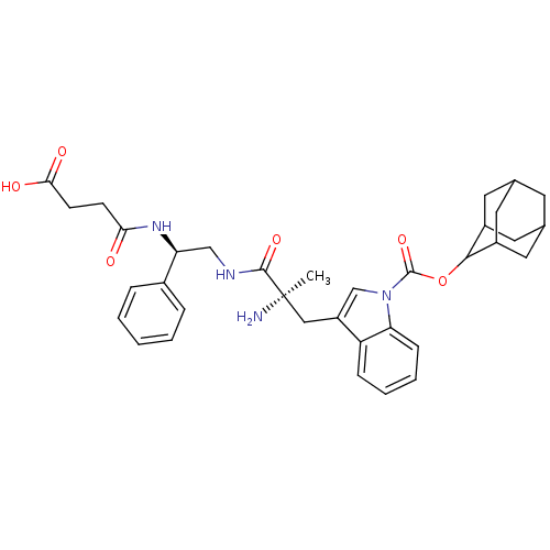Chemical structure of BindingDB Monomer ID 50281634