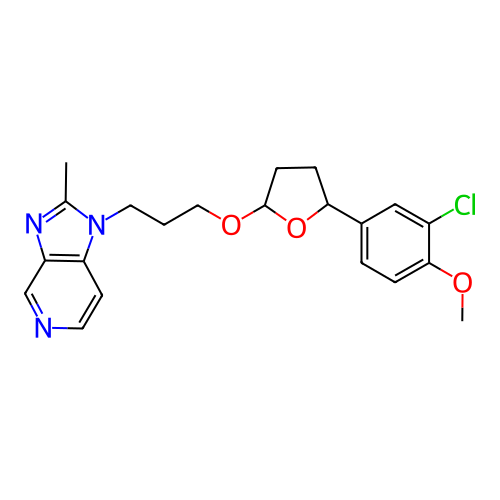 Chemical structure of BindingDB Monomer ID 50282045
