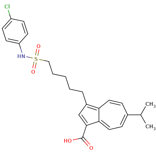 Chemical structure of BindingDB Monomer ID 50282156
