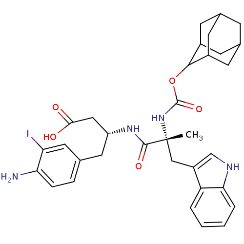 Chemical structure of BindingDB Monomer ID 50285623