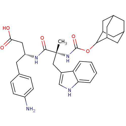 Chemical structure of BindingDB Monomer ID 50285624